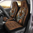 Personalized Name Tiger Leather Hold on Funny Car Seat Covers Universal Fit Set 2