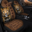 Leopard Hold on Funny Car Seat Covers Universal Fit Set 2