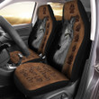 Wolf Hold on Funny Car Seat Covers Universal Fit Set 2