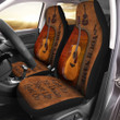 Personalized Name Guitar Hold on Car Seat Covers Universal Fit Set 2