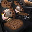 Customized Funny Cow Car Seat Cover for Farmer, Cow Lovers