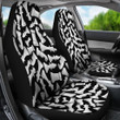 Customized Chess Pattern Funny Car Seat Covers Universal Fit Set 2