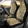 Customized Leopard Skin Hold on Funny Car Seat Covers Universal Fit Set 2
