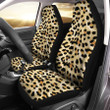 Customized Leopard Skin Hold on Funny Car Seat Covers Universal Fit Set 2