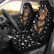 Customized Yorkshire In Bag Car Seat Covers for Yorkshire Lovers Set 2