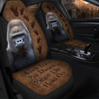 Customized Gorilla Hold on Funny Car Seat Covers for Gorilla Lovers