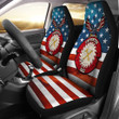 Carpenter Dad American Flag Car Seat Covers for Carpenter Father
