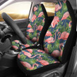Flamingo Pattern Funny Car Seat Covers Universal Fit Set 2 for Flamingo Lovers