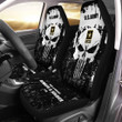 Grunge Skull Car Seat Covers Custom US Army Car Accessories - Gearcarcover - 1