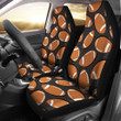 American Football Rugby Ball Pattern Printed Car Seat Covers