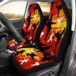 Karate Pattern Car Seat Cover for Karate Lovers Universal Fit Set 2