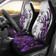 Hunting The Buck Camo Purple Car Seat Cover Car Seat Set Of Two, Automotive Seat Covers Set