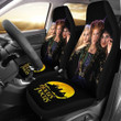 Funny Colorful Hocus Pocus Car Seat Covers For Halloween Set 2 for Women Car Decor