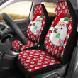 Scotland Santa Claus Car Seat Cover Christmas Car Decor Set 2 Car Seat Protector