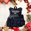 Personalized Police Bulletproof Vest Ornament, Police Christmas Ornament for Him