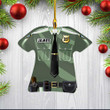 Custom Color Police Costume Christmas Ornament for Father Xmas Gift