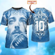 Personalized 3D All Over Printed Jesus Football T Shirt American Football Shirts