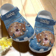 Personalized Vizsla in Pocket Crocs Clog Shoes for Dog Mom, Dog Dad