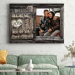 20th Wedding Anniversary Canvas for Husband and Wife Bedroom Wall Art
