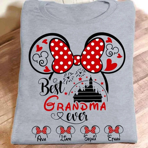 Customized Best Grandma Ever Mouse T Shirt for Fans