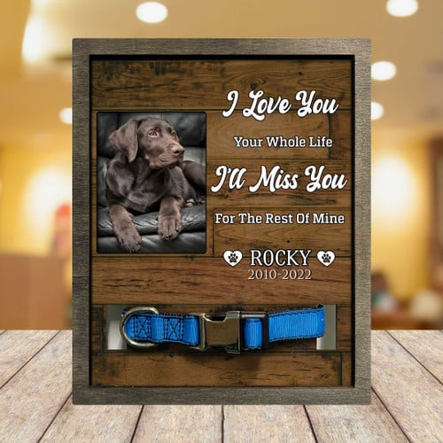 Labrador Retriever Memorial Gifts, Dog Lovers Picture Frame, Dog Memorial Gift