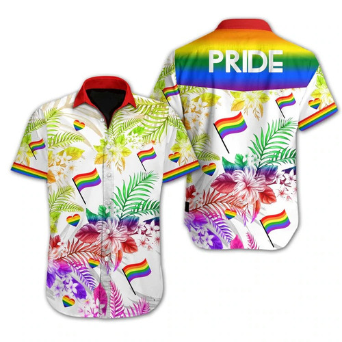 Lgbt Pride Love Is Love Vivid Design Hawaiian Shirt