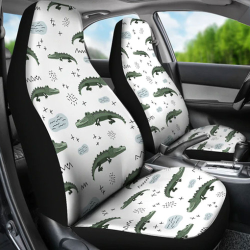 Alligator Car Seat Covers for Alligator Lovers Set 2