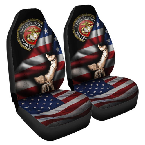 US Marine Corps Car Seat Covers Custom American Flag Best Idea Car Accessories