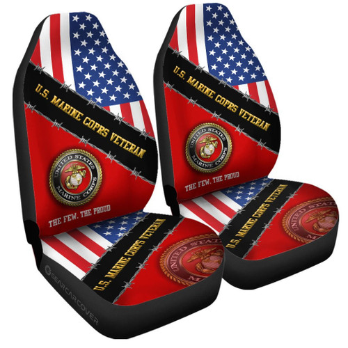 US Marine Corps Car Seat Covers Custom United States Military Car Accessories