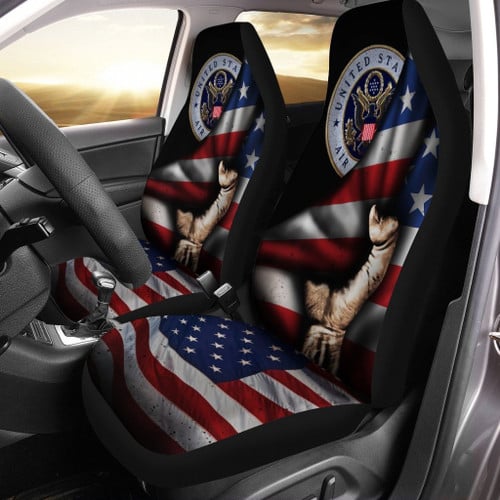 US Air Force Car Seat Covers Custom American Flag Car Accessories Great