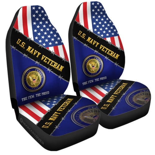 U.S. Navy Veterans Car Seat Covers Custom United States Military Car Accessories