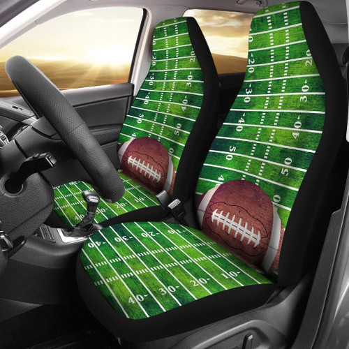 Best Football Field Premium Custom Car Seat Covers Decor Protector