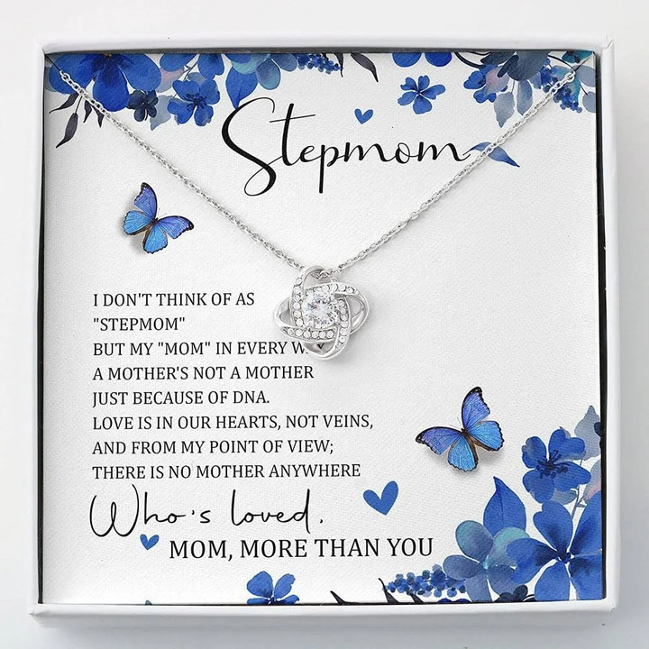 Step Mom Necklace Mothers Day Gift Stepped Up Mom From Step Daughter Stepson