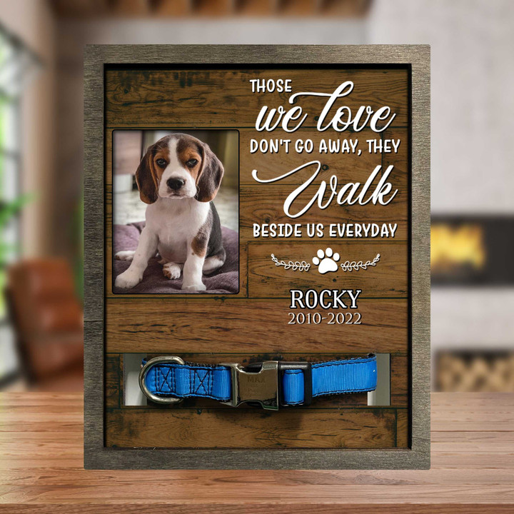 Custom Picture Frame Dead Of Beagle, Condolence Gift, Loss Of Dog