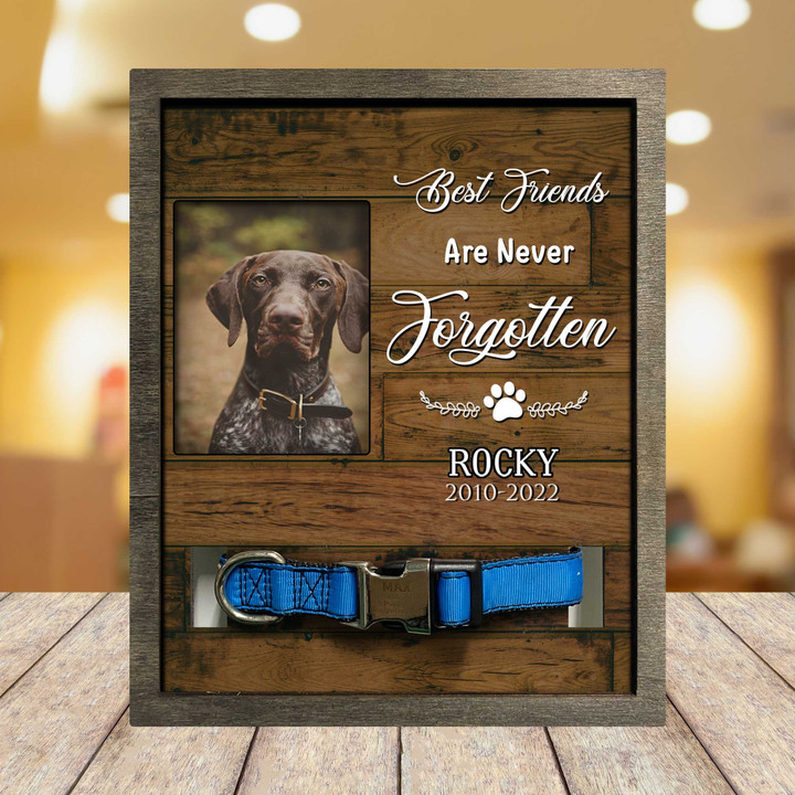 Best Friends Are Never Forgotten, Personalized Picture Frame Memorial Gifts