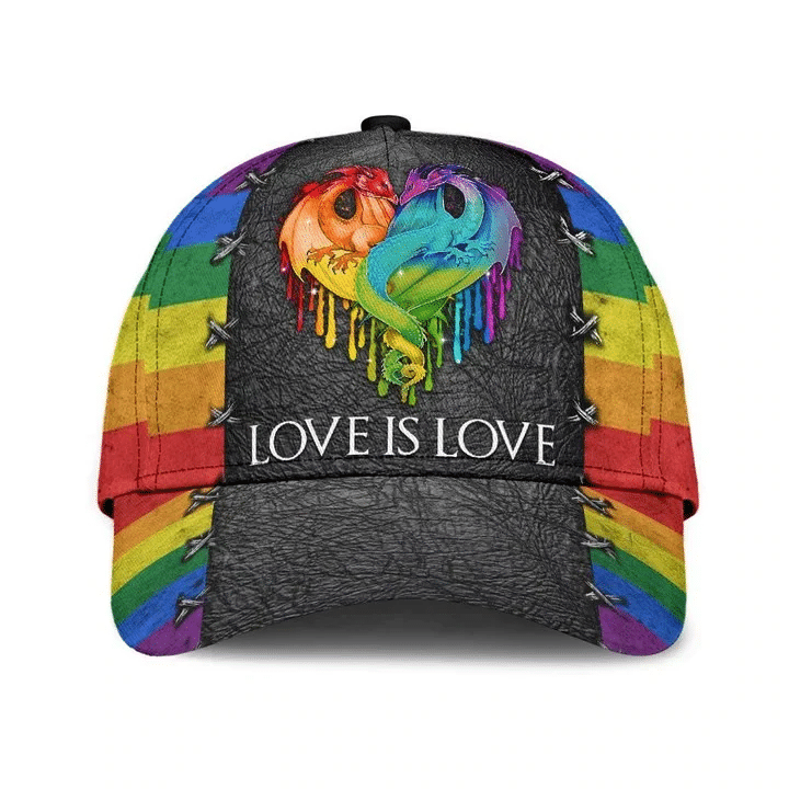 Pride Baseball Cap, Lgbt Dragon Love Is Love Printing Baseball Cap Hat, Lgbt Pride Accessories