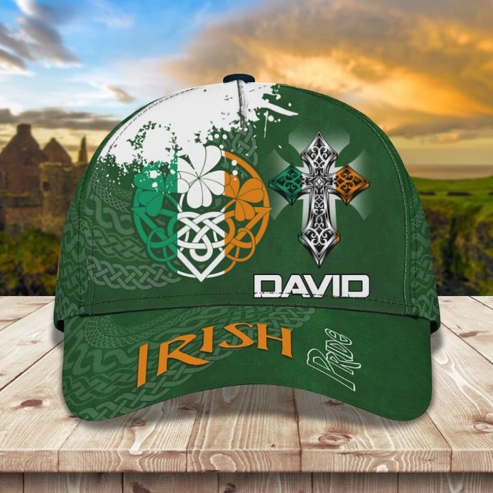 Irish Pride 3D Baseball Cap for Irish Man, Irish Woman, St. Patrick's Day Hat for Irishman