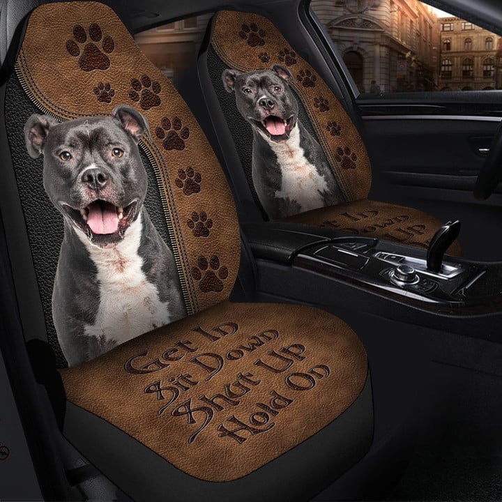 Staffordshire Hold on Funny Car Seat Covers