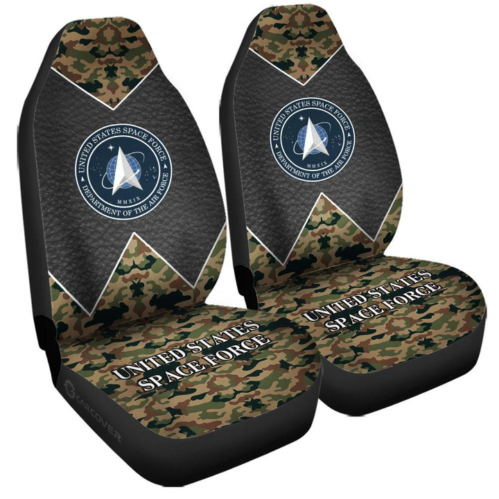 US Military Space Force Car Seat Covers Custom Car Accessories - Gearcarcover - 3