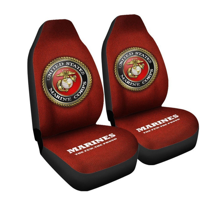 U.S Marine Corps Car Seat Covers Custom USMC Printed Car Accessories - Gearcarcover - 3