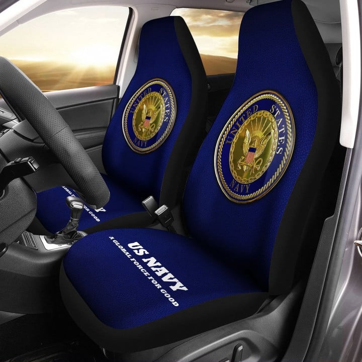 U.S Navy Car Seat Covers Custom Emblem Car Accessories - Gearcarcover - 1