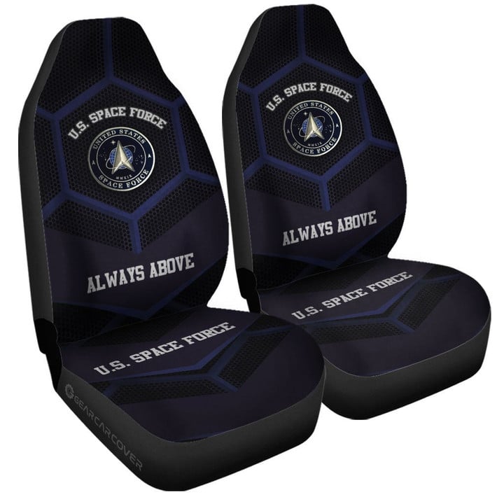 U.S. Space Force Military Car Seat Covers Custom Car Accessories - Gearcarcover - 3