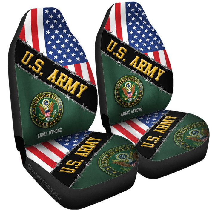 U.S. Army Car Seat Covers Custom United States Military Car Accessories - Gearcarcover - 3