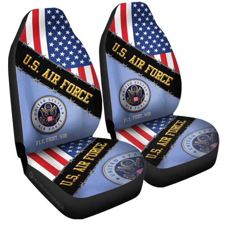 U.S. Air Force Car Seat Covers Custom United States Military Car Accessories - Gearcarcover - 3
