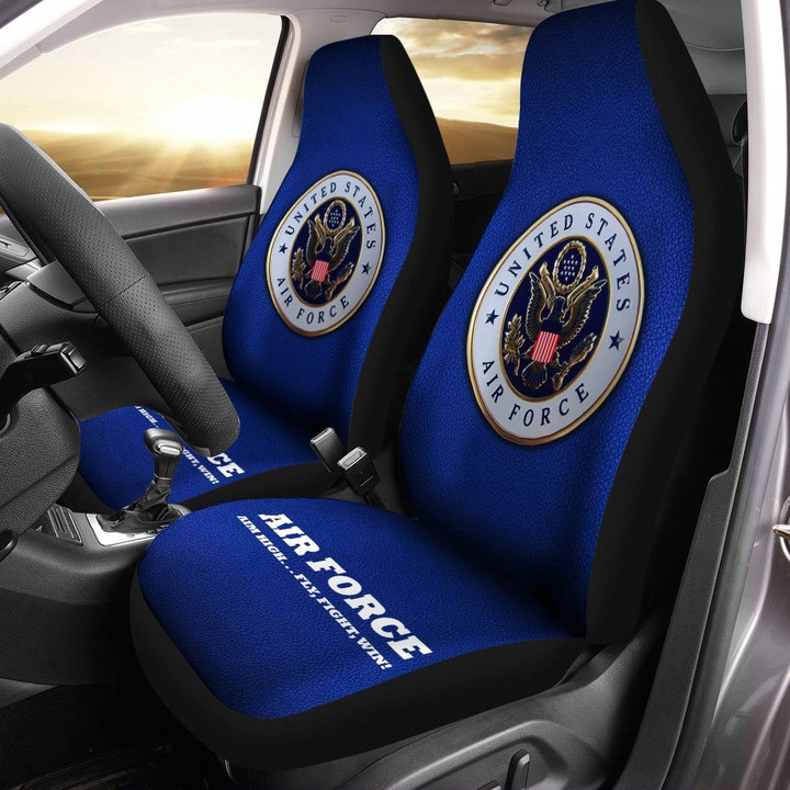 U.S Air Force Car Seat Covers Custom Emblem Car Accessories - Gearcarcover - 1