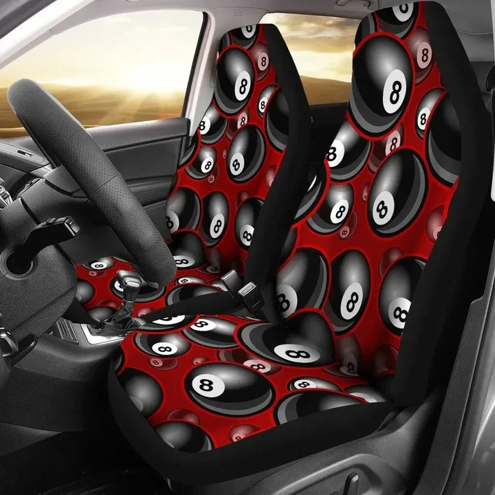 Billiard Pattern Car Seat Cover for Billiard Lovers