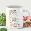 Daily Task Checklist Funny Mug for Dad, Thank You For Everything You've Done Mugs for Farther