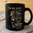 Personalized Lion Mug for Dad, Gift from Daughter, Always Be Your Little Girl Coffee Mug