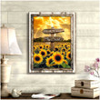 Sunflowers It is well with my soul Jesus Landscape Canvas Prints for Living Room