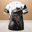 Personalized Name 3D T Shirt Printed With Dog Love French Bulldog